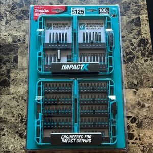 Makita ImpactX 100-Piece Bit Set